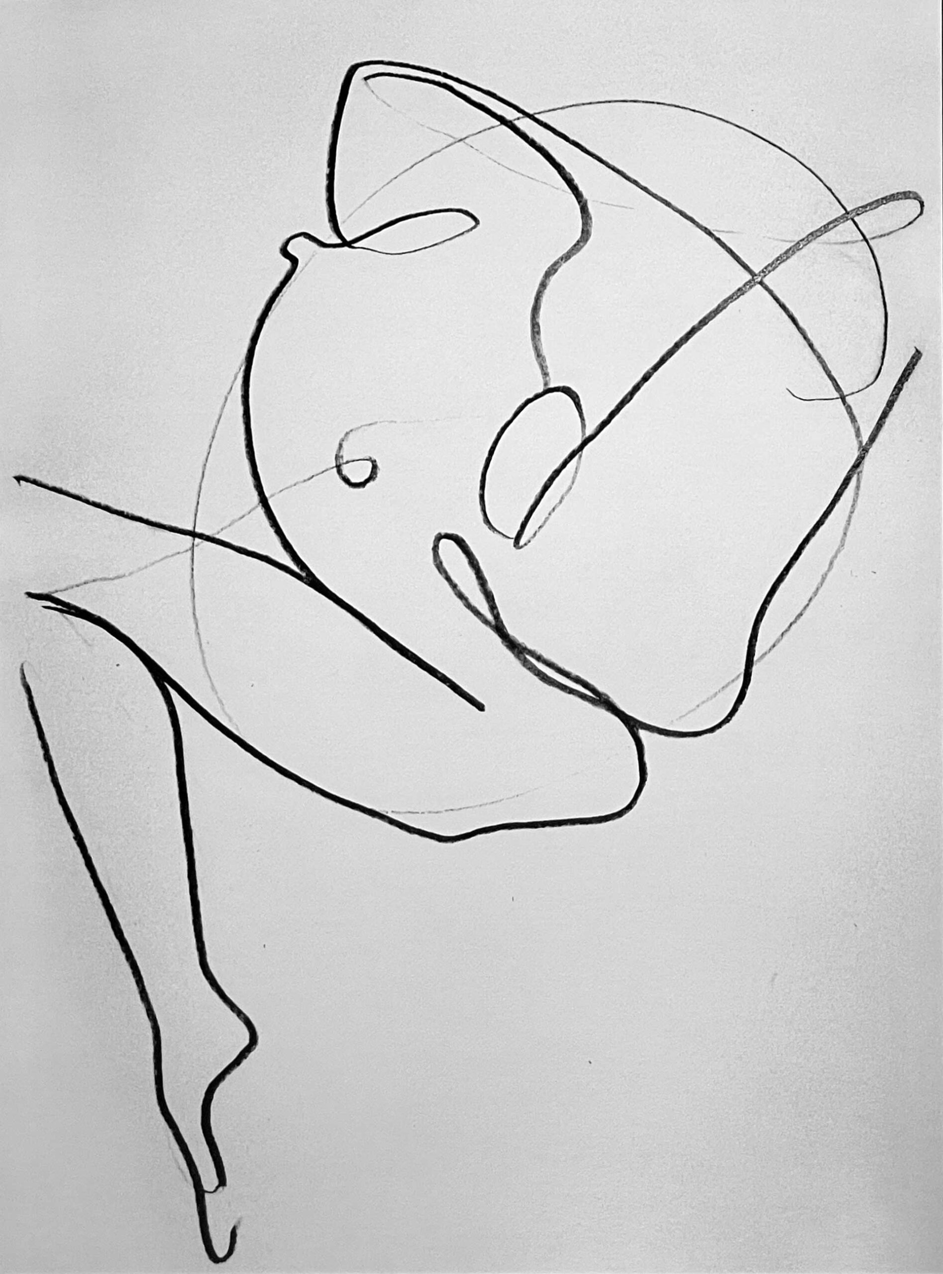 Mario da Corgeno disegno mostra d'arte cosmo d'amore Azzate