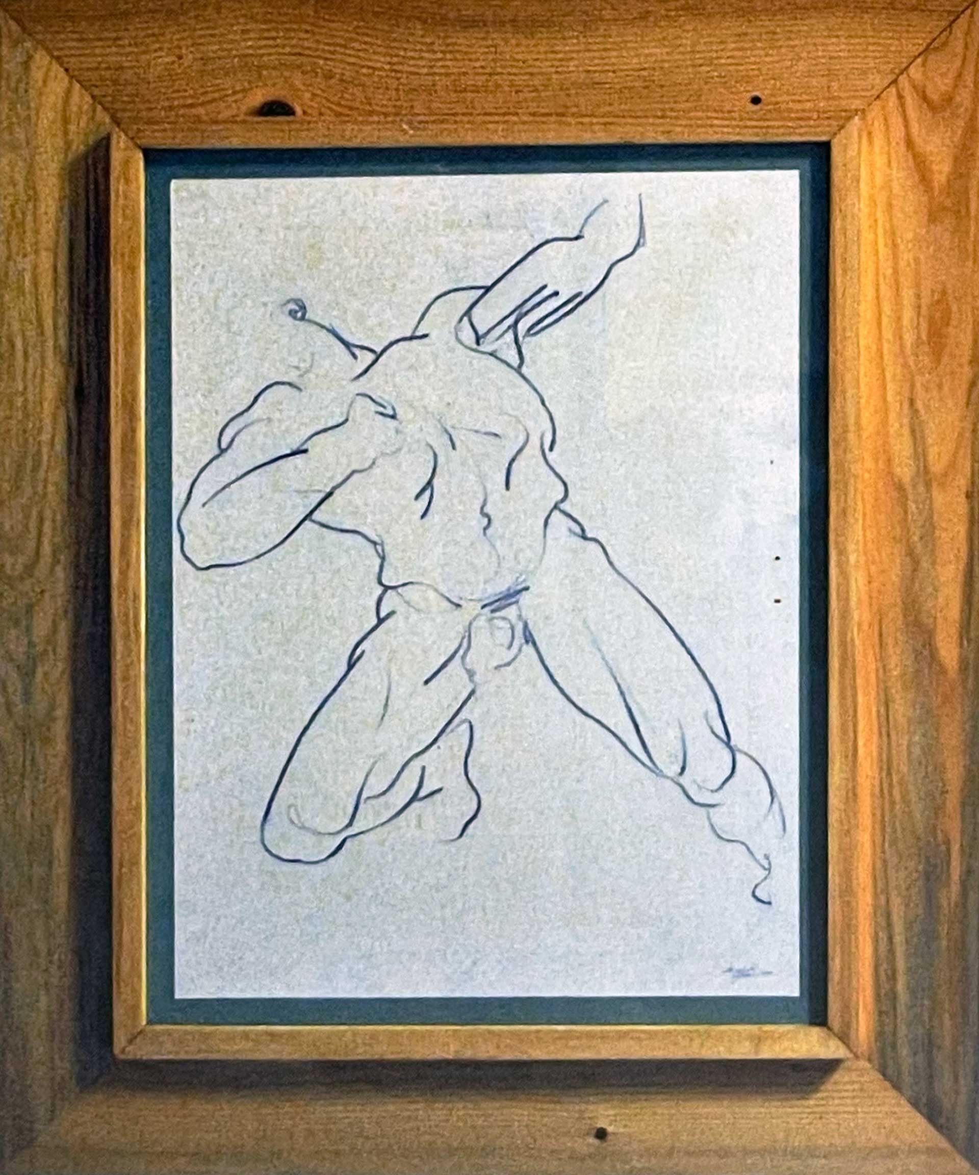 Disegno Mario da Corgeno mostra arte Bodio Lomnago