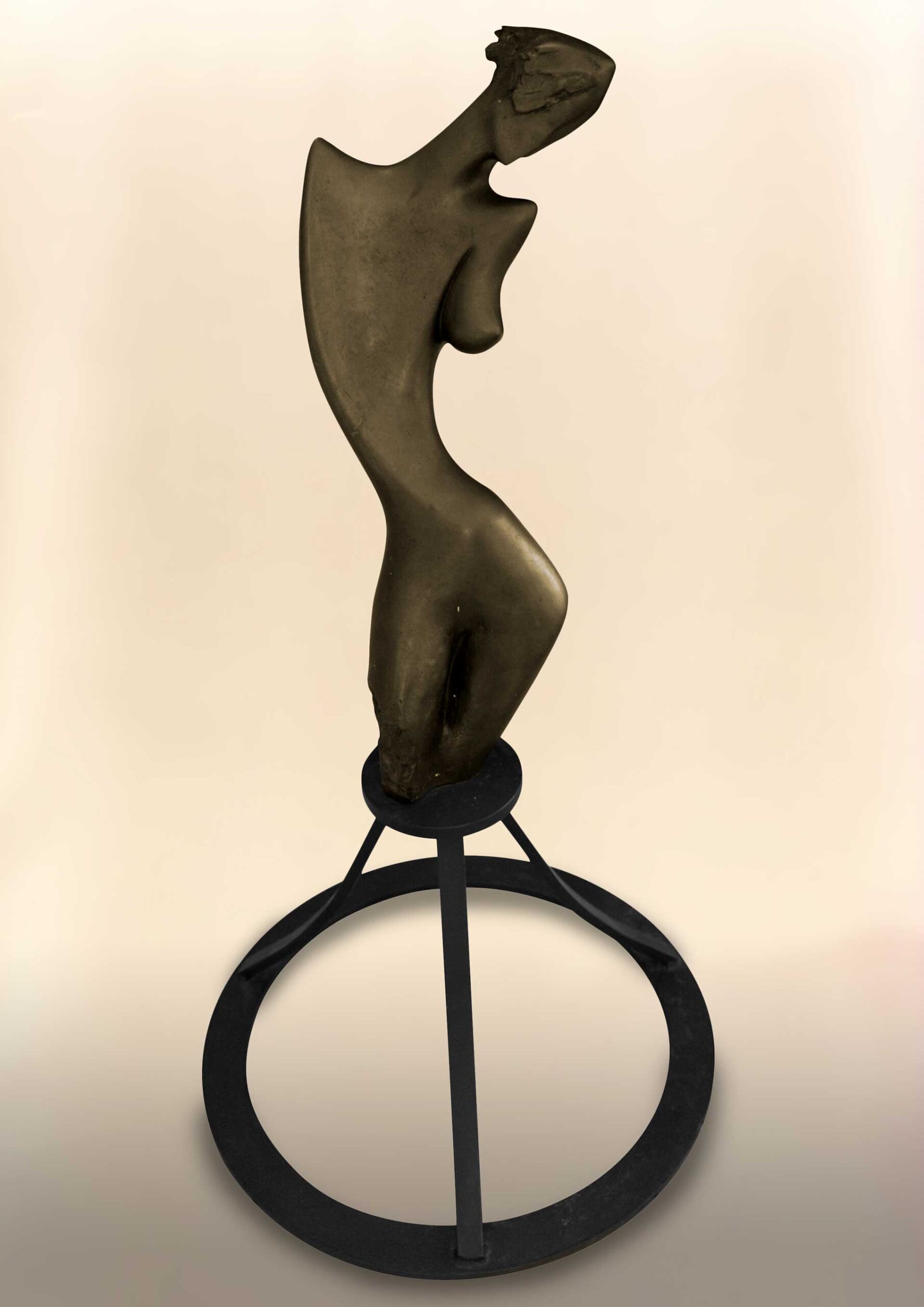 Silhouette femminile scultura